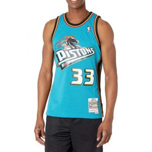 Mitchell & Ness Detroit Pistons NBA Swingman Road Jersey Pistons 98 Grant Hill M SMJYGS18164-DPITEAL98GHI Pánské oblečení M