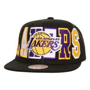 Mitchell & Ness Varsity Bust Snapback Cap Los Angeles Lakers HHSS6461-LALYYYPPPBLCK OSFM