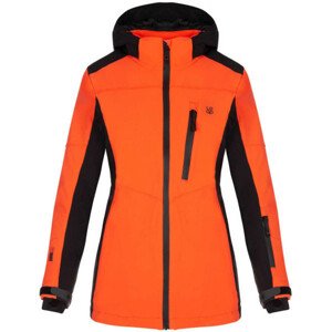 Loap FALONA Dámská lyžařská bunda Oranžová/Černá Velikost: XS