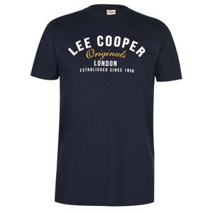 Lee Cooper Cooper Logo T Shirt Velikost: VELKÝ