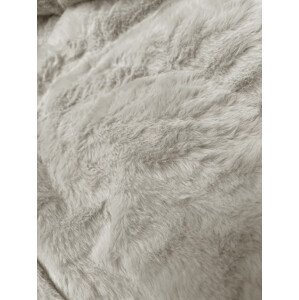 Dámská zimní bunda ve velbloudí barvě s kožešinovou podšívkou Glakate (H-2978) Béžová S (36)