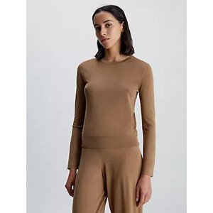 Spodní prádlo Dámská trička L/S CREW NECK 000QS6997EHMS - Calvin Klein XL