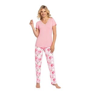 Dámské viskózové pyžamo Tiffany Sv. růžová L