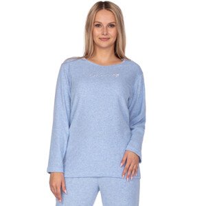 Dámské pyžamo 643 plus blue - REGINA světle modrá XXL