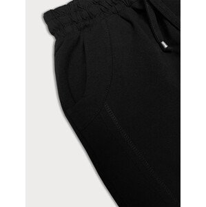 Černé dámské látkové kalhoty typu chino (3589.09X) černá S (36)