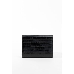 Monnari Peněženky Dámská kožená peněženka se vzorem Multi Black OS