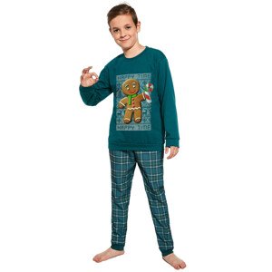 Chlapecké pyžamo 593/153 Cookie 4 - CORNETTE zelená 128
