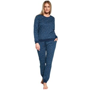 Dámské pyžamo 163/355 Kelly - CORNETTE tmavě modrá XL