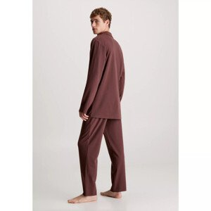 Spodní prádlo Pánské pyžamo L/S PANT SET 000NM2528EFQ2 - Calvin Klein S