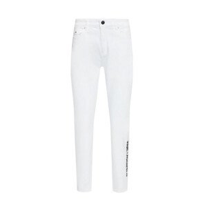 Karl Lagerfeld White Gf Denim Pants W 221W1101 Jeans 26