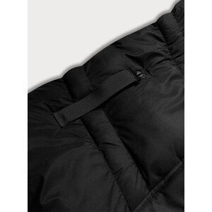 Černá dámská zimní bunda s kapucí (5M738-392) černá M (38)