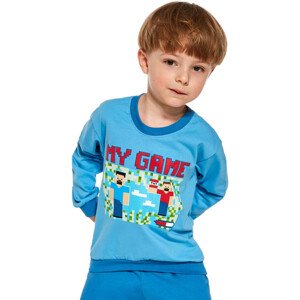 Chlapecké pyžamo 477/147 My game - CORNETTE světle modrá 104