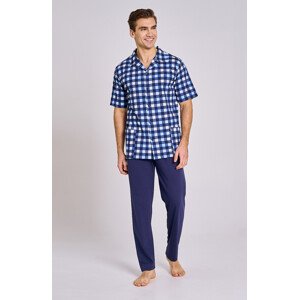 Pánské pyžamo Taro Sammuel 3183 kr/r M-2XL L24 modrá M