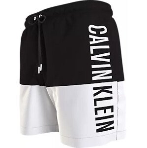 Pánské plavky Tkaný spodní díl MEDIUM DRAWSTRING-BLOCK KM0KM00994BEH - Calvin Klein XL
