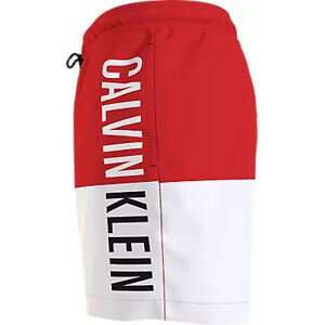 Pánské plavky Tkaný spodní díl MEDIUM DRAWSTRING-BLOCK KM0KM00994XM9 - Calvin Klein S