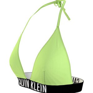 Dámská plavková podprsenka KW0KW02506 MOT neonově žluté - Calvin Klein L