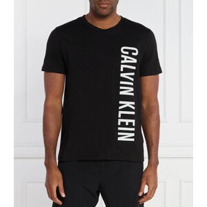 Pánské plážové tričko KM0KM00998 BEH černé - Calvin Klein M