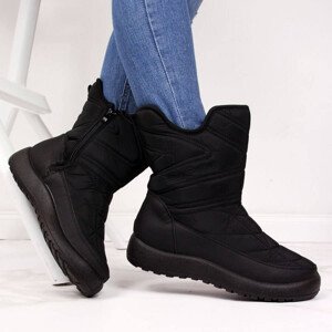 Dámské nepromokavé sněhové boty W EVE309A černé - NEWS 41