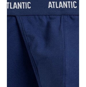 Pánské slipy Atlantic 3MP-1576 A'3 S-2XL béžovo-zeleno-modrá S