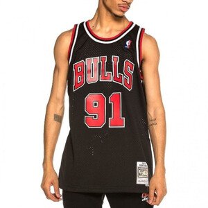 Mitchell & Ness Chicago Bulls NBA Swingman Alternate Jersey Bulls 97 Dennis Rodman SMJYGS18152-CBUBLCK97DRD Pánské oblečení s