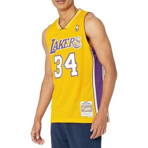 Mitchell & Ness pánský dres Los Angeles Lakers NBA Swingman Home Jersey Lakers 99 Shaquille O`Neal SMJYGS18179-LALLTGD99SON xxl