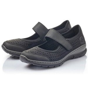 Pohodlné šněrovací boty Rieker W RKR575 black 38