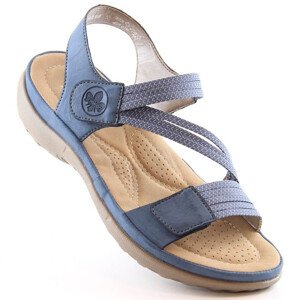Pohodlné modré sandály Rieker W RKR587 42
