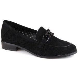 Semišové boty Potocki W WOL211A černé 37