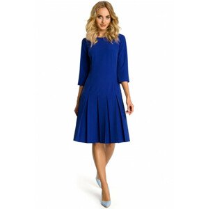 Dámské šaty M336 královská modř - MOE XXL Královská modř
