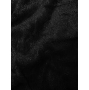 Černá dámská zimní bunda s kožešinovou podšívkou S'west (R8165-1) odcienie czerni M (38)