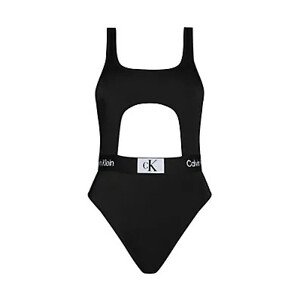 Dámské jednodílné plavky CUT OUT ONE PIECE - RP KW0KW02357BEH - Calvin Klein XL