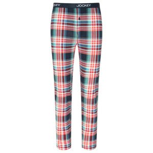 Pánské pyžamové kalhoty 500756H 378 červenomodré káro - Jockey M