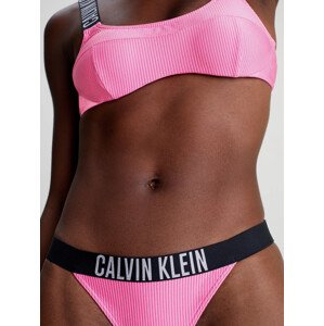 Dámské plavkové kalhotky KW0KW02392 TOZ růžové - Calvin Klein L