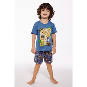 Chlapecké pyžamo BOY KIDS KR 789/112 PIRATES modrá 128