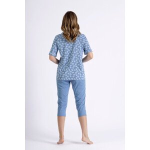 Dámské pyžamo AZALIA 1450 modrá 2XL