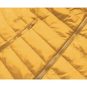Lehká žlutá dámská prošívaná bunda (20311-333) Žlutá XL (42)
