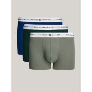 Pánské boxerky 3Pack TRUNK UM0UM02761 0XY kombinace zelené - Tommy Hilfiger L