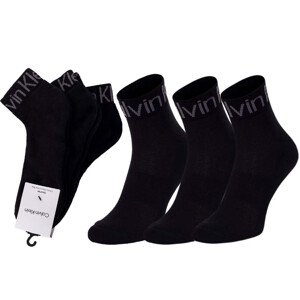 Ponožky Calvin Klein 3Pack 701218722001 Black