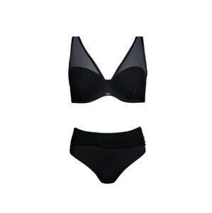 Dvoudílné dámské plavky Self S 730 V38 Fashion 38 černá 44E-XXL