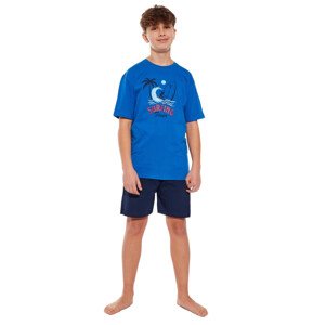 Chlapecké pyžamo 476/116 Surfing - CORNETTE tmavě modrá 146/152