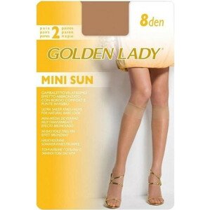 Podkolenky Mini Sun 8 den 2P - Golden Lady černá uni