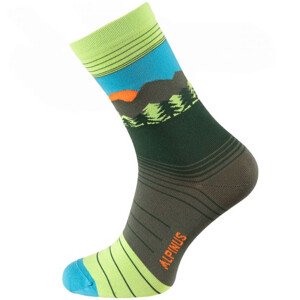 Alpinus Lavaredo zelené ponožky FI11069 35-38