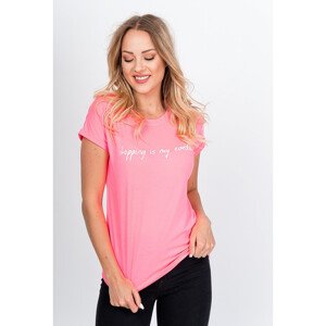 Dámské tričko s nápisem "Shopping is my cardio" - růžová, Velikost: UNI