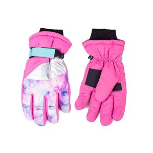 Yoclub Dětské zimní lyžařské rukavice REN-0317G-A150 Vícebarevné 16