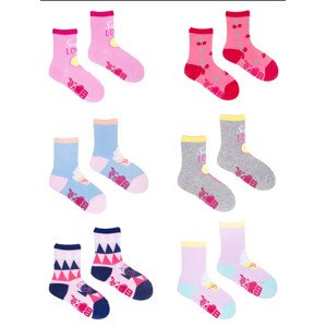 Froté ponožky Yoclub 6-Pack SKA-0003G-AA0A Multicolour 17-19