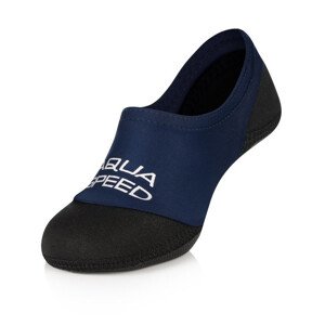 AQUA SPEED Ponožky na plavání Neo Navy Blue/Black Pattern 10 36-37