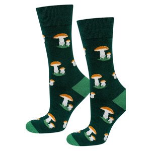 Ponožky SOXO - JESTEM KOZAK (Jsem kozák) zelená 40-45