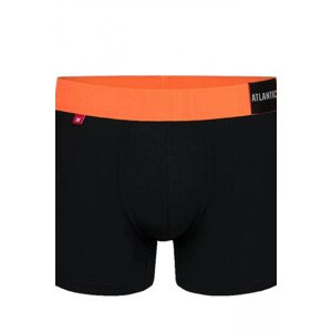 Pánské boxerky 1188 orange - Atlantic černá XL