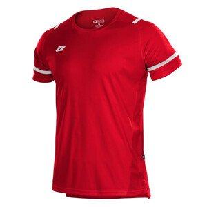 Fotbalové tričko Zina Crudo Jr 3AA2-440F2 červená/bílá XXS