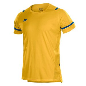 Fotbalové tričko Zina Crudo Jr 3AA2-440F2 žlutomodré XXS